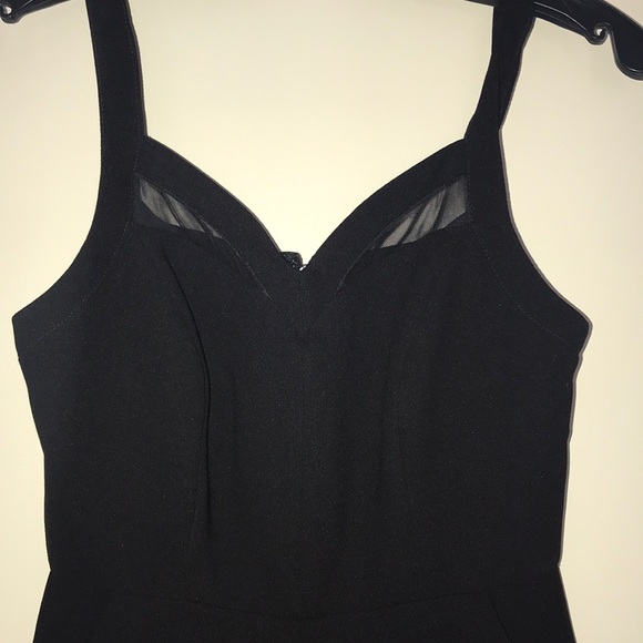 BCBGeneration black mesh insert jumpsuit - Picture 4 of 6